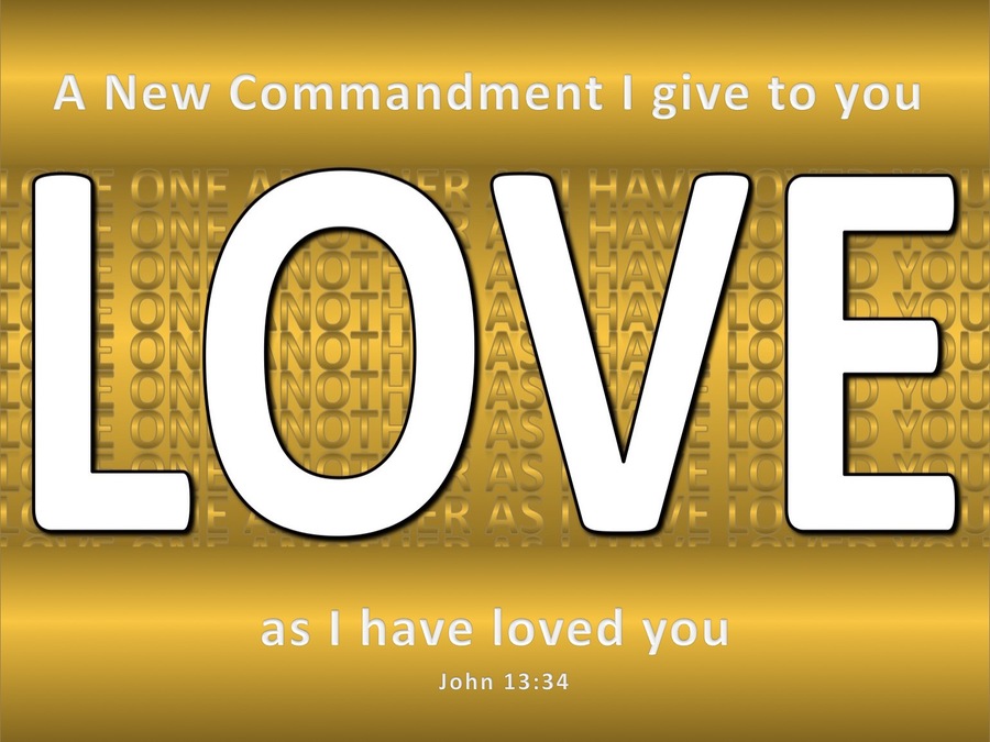 John 13:34 Love As I Have Loved You (gold)
